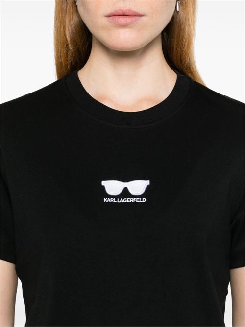 T-shirt donna maniche corte Karl Lagerfeld | 245W1717999